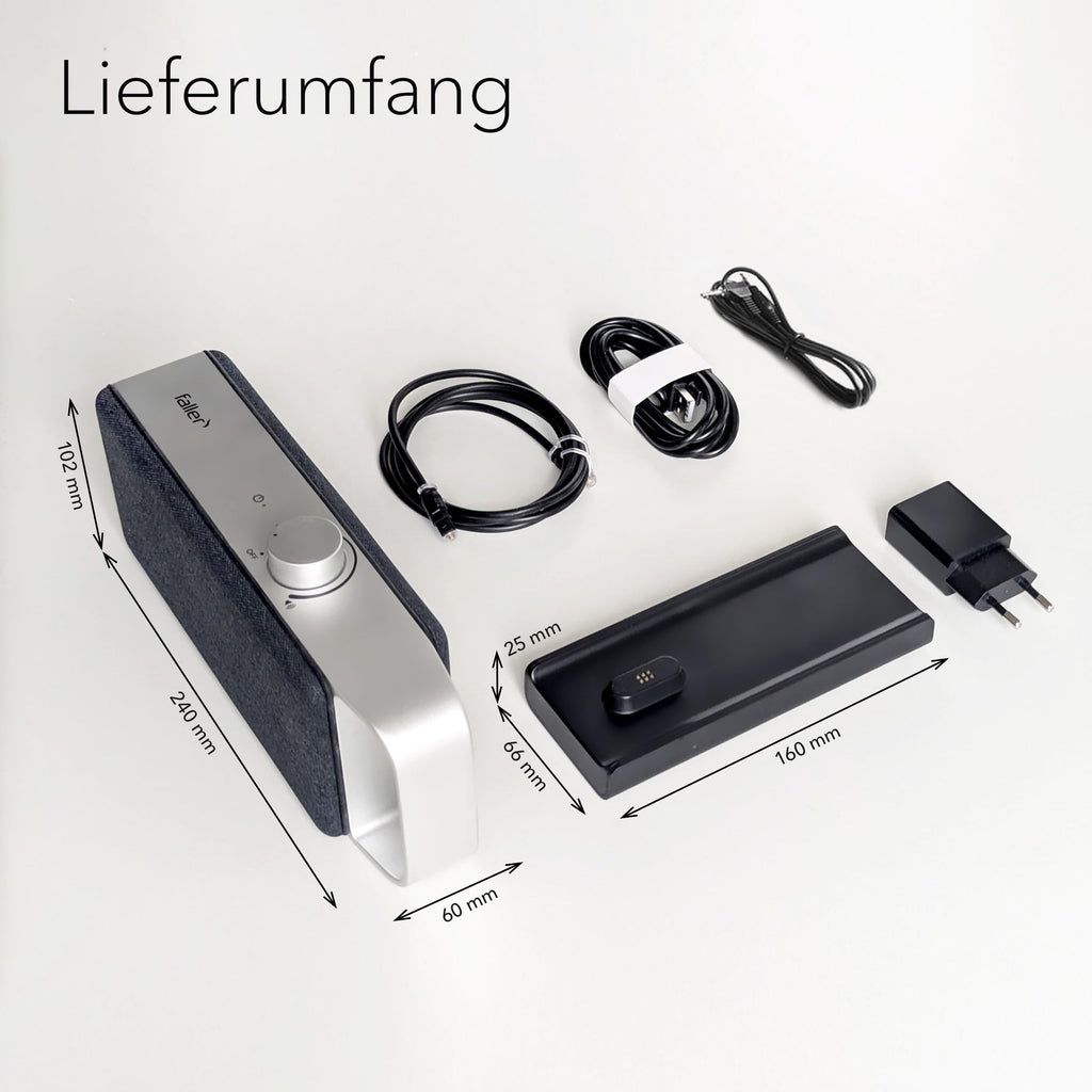 TV-Soundbar Oskar SV-100 GY mit Sprachverstärkung 16 Stunden Akkulaufzeit und optischem Anschluss