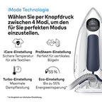 Dampfbügelstation CareStyle 7 Pro IS7282BL 2700 Watt 2 l Wassertank 600 g/min Dampfstoß FreeGlide 3D Bügelsohle