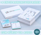 Ultraschallgerät für Körper und Gesicht mit Wärme 3 Stufen 10 Min Timer kabellos vibrationsfrei mit Audio Entspannungsübungen