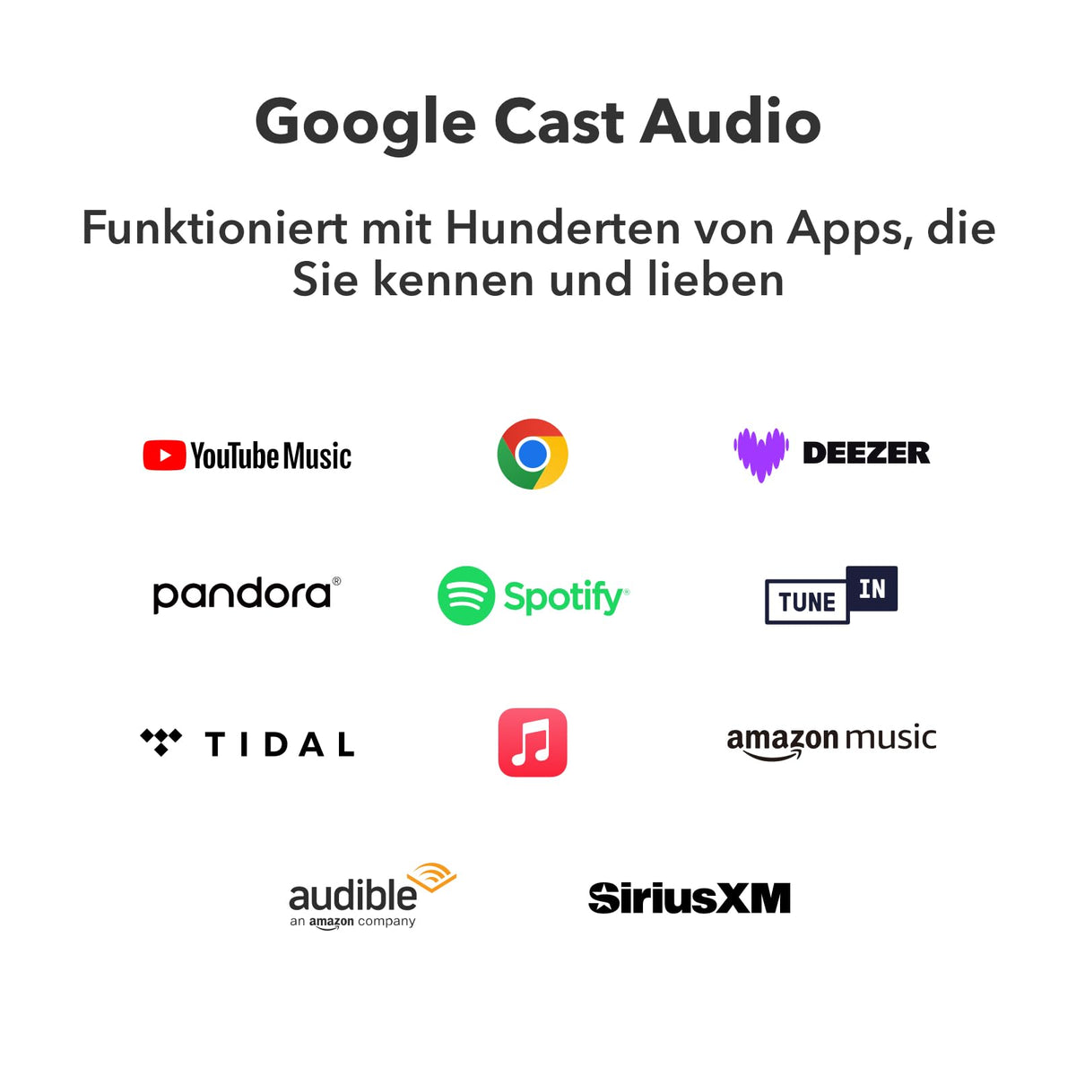 Musik-Streamer für Stereoanlagen Pro mit AirPlay 2 Spotify Connect Hi-Res Audio 24 Bit 192 kHz WLAN Multiroom