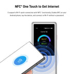 U60 Pro MU5250 5G Mobiler WLAN-Router Wi-Fi 7 4,29 Gbit/s 10000 mAh Akku 3,5 Zoll Touchscreen NFC für bis zu 64 Geräte