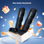 Beinmassagegerät mit 4 Zonen 6 Modi 6 Intensitäten 3 Timer für Füße Waden und Oberschenkel