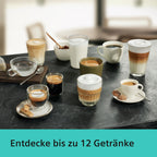 Kaffeevollautomat EQ6 plus s700 TE657503DE mit Milchsystem 12 Getränke Touchdisplay Keramikmahlwerk 1,7 l