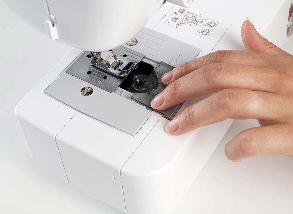 Elektrische Freiarm Nähmaschine JX17FE mit 17 Nähprogrammen und verschiedenen Stichfunktionen