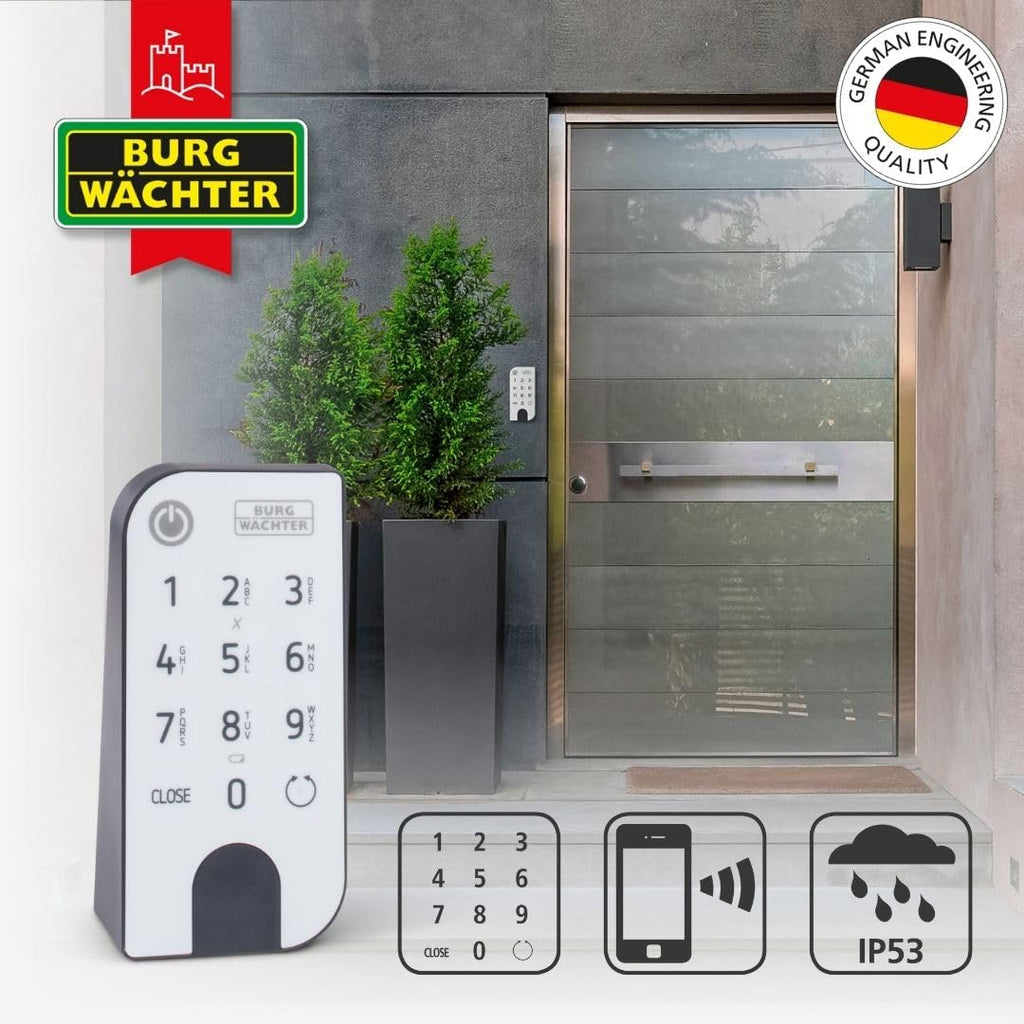 Elektronisches Türschloss Entry Home 2.0 mit Zahlencode App und Funkschlüssel inklusive Zylinder
