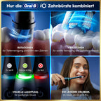 Elektrische Zahnbürste iO Series 9 7 Putzmodi runder Bürstenkopf App Andruckkontrolle 3 Aufsteckbürsten Lade-Reise-Etui