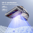Matratzenstaubsauger BX7 Pro Max 700 W 16 kPa HEPA Filter UV-C Licht 65 °C Heißluft 500 ml