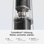 Nebelventilator 765S 3-in-1 Turmventilator 6 L Tank 10,4 m/s Luftstrom WLAN App-Steuerung 12 Geschwindigkeiten 4 Modi