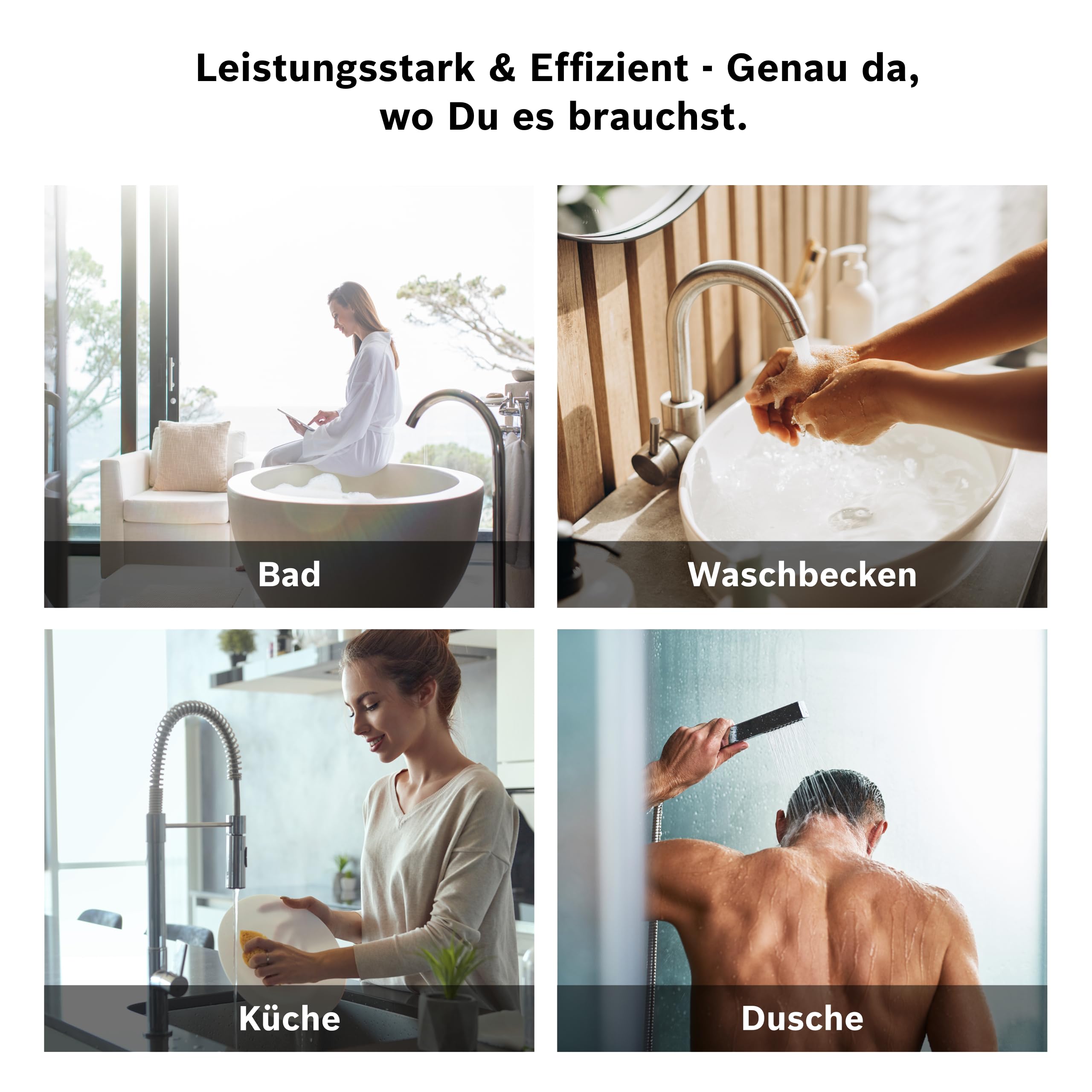 Durchlauferhitzer Tronic Line 15 18 21 kW LED-Display druckfest internetfähig solarfähig Energieklasse A