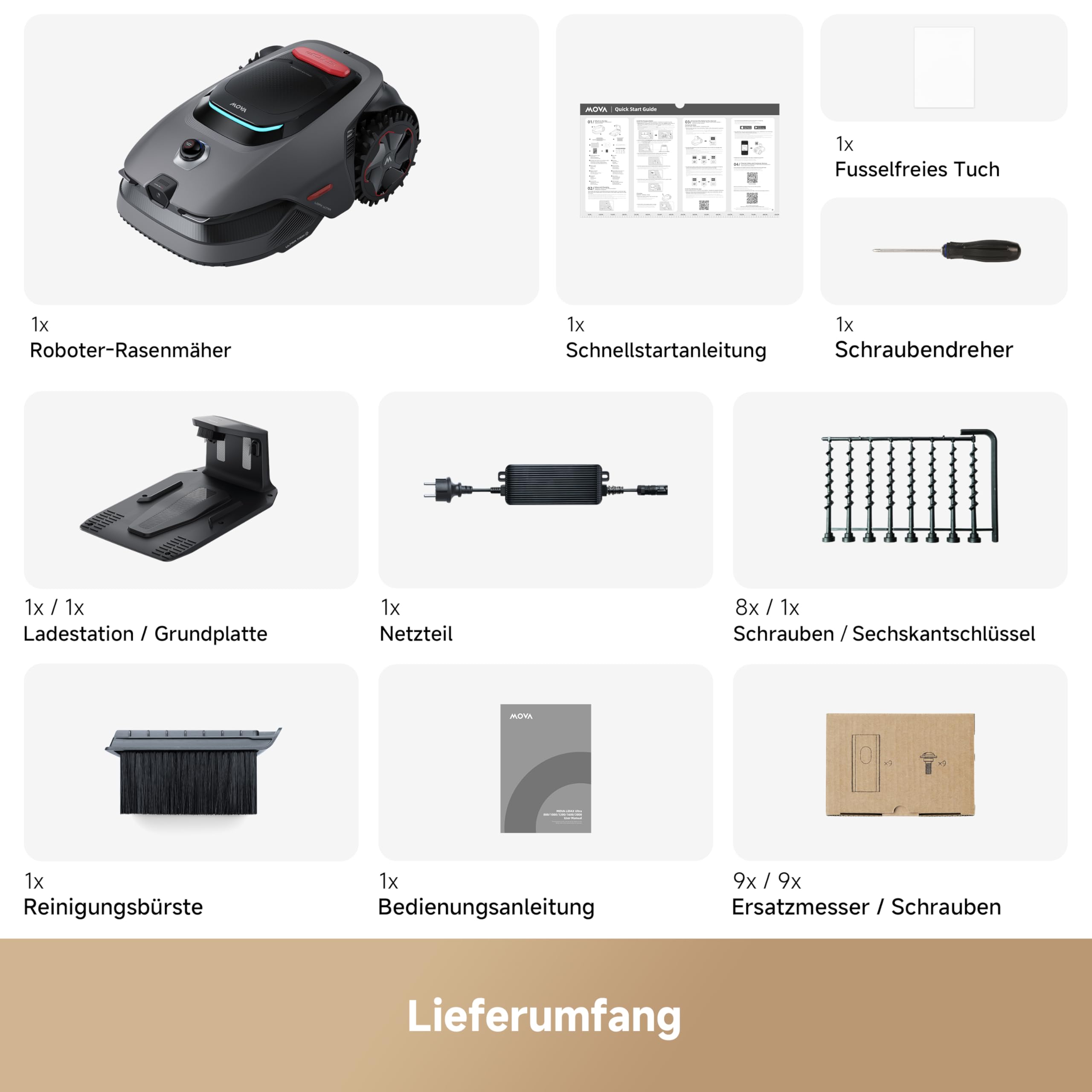 LiDAX Ultra 1600 Mähroboter ohne Begrenzungskabel 3D LiDAR KI Vision 1600 m² 4G 5 cm Kantenschnitt