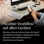 11,8 Zoll E-Ink Papier-Tablet mit Farbdisplay 64 GB und Leselicht inklusive Marker Plus Book Folio
