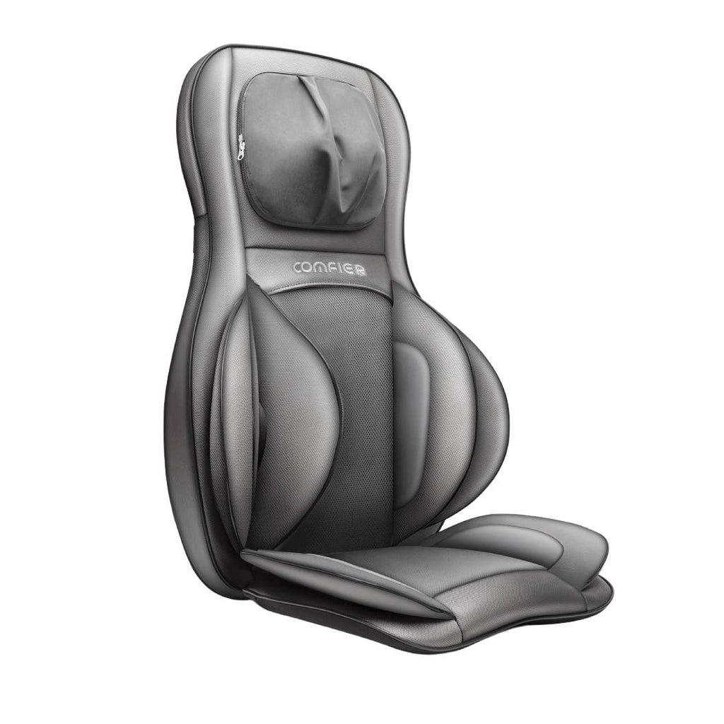 Shiatsu Massagesitzauflage mit Wärme 3D-Knetmassage Rollenmassage 3 Intensitätsstufen 15-Minuten-Timer für Nacken Rücken Schultern