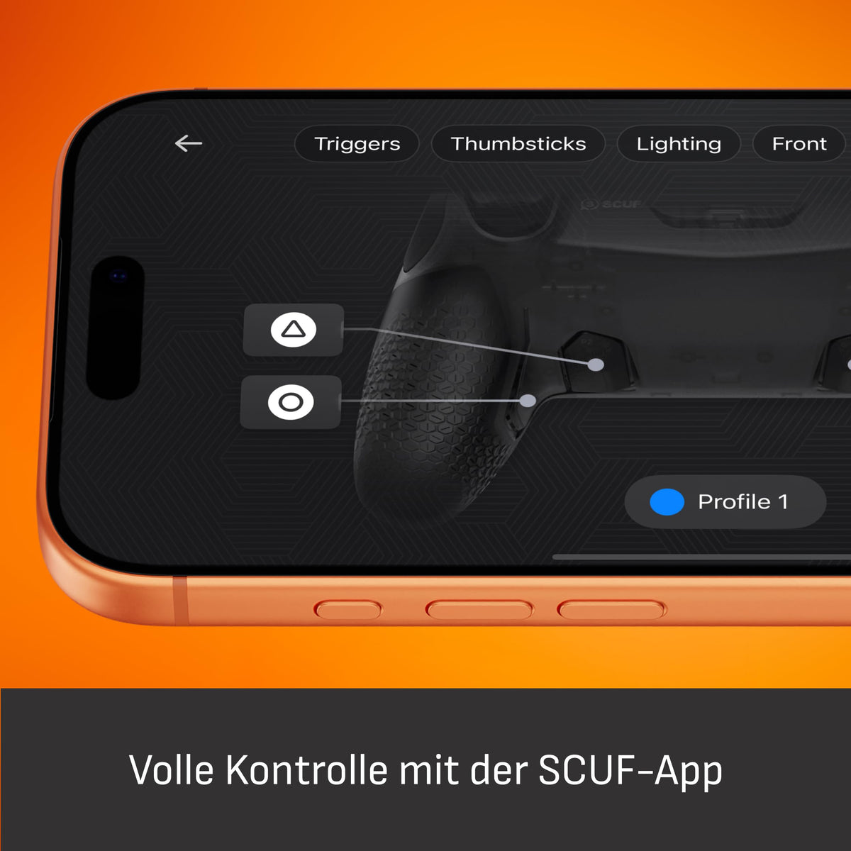 Kabelloser PS5 Performance-Controller OMEGA mit TMR Thumbsticks 11 Zusatzeingaben und Instant-Triggern