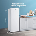 Gefrierschrank RCU160WH2(E) 160 Liter 4-Sterne-Gefrieren bis -24 °C 4 Fächer wechselbarer Türanschlag