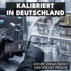 Alkoholtester ACE X mit elektrochemischem Sensor 0,05 Promille Abweichung 6 Mundstücke Transporttasche und 2 AAA-Batterien