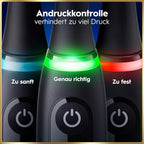 Elektrische Zahnbürste iO Series 9 7 Putzmodi runder Bürstenkopf App Andruckkontrolle 3 Aufsteckbürsten Lade-Reise-Etui