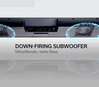 TV Soundbar DHT-S216 mit integriertem Subwoofer DTS Virtual:X 4K UHD HDMI ARC Bluetooth optischer Eingang Schwarz