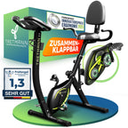 3in1 Heimtrainer Fahrrad klappbar mit Magnetwiderstand 10 Stufen tiefem Einstieg SoftFoam Sitz und 140 kg Belastbarkeit