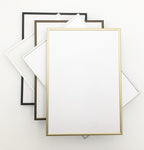 Metall-Posterrahmen Aluminium 6 mm - 13x18 bis 18x24 Schwarz Weiß Gold Silber