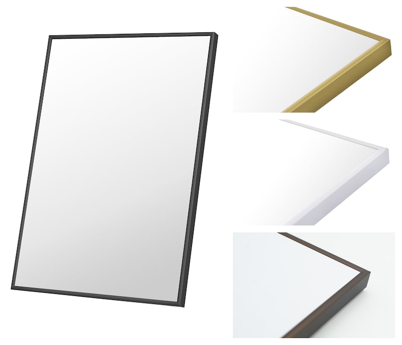 Ultradünner Posterrahmen aus Aluminium mit Acrylglas, 6 mm Profil, 18 mm Tiefe