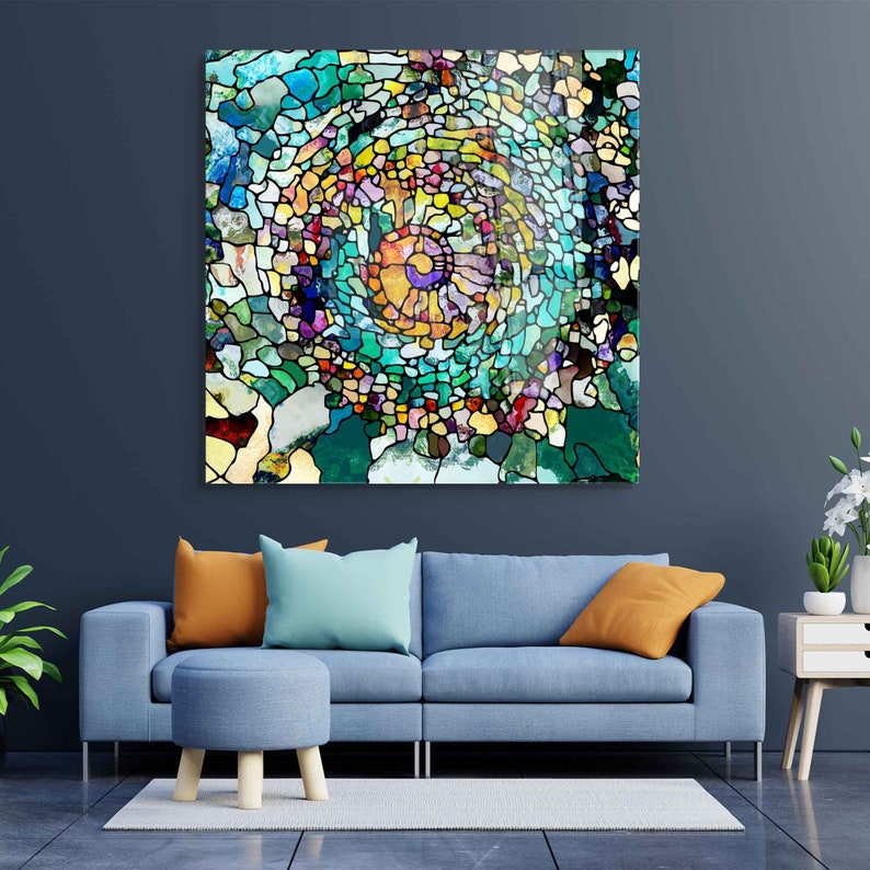 Gehärtetes Glas Wandkunst, Schlafzimmer, Wohnkultur