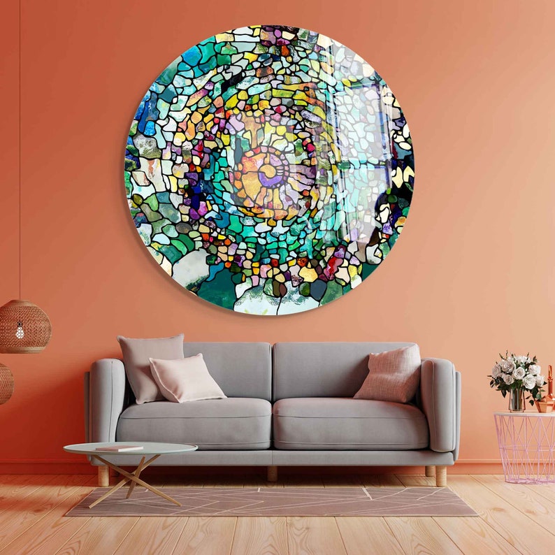Gehärtetes Glas Wandkunst, Schlafzimmer, Wohnkultur