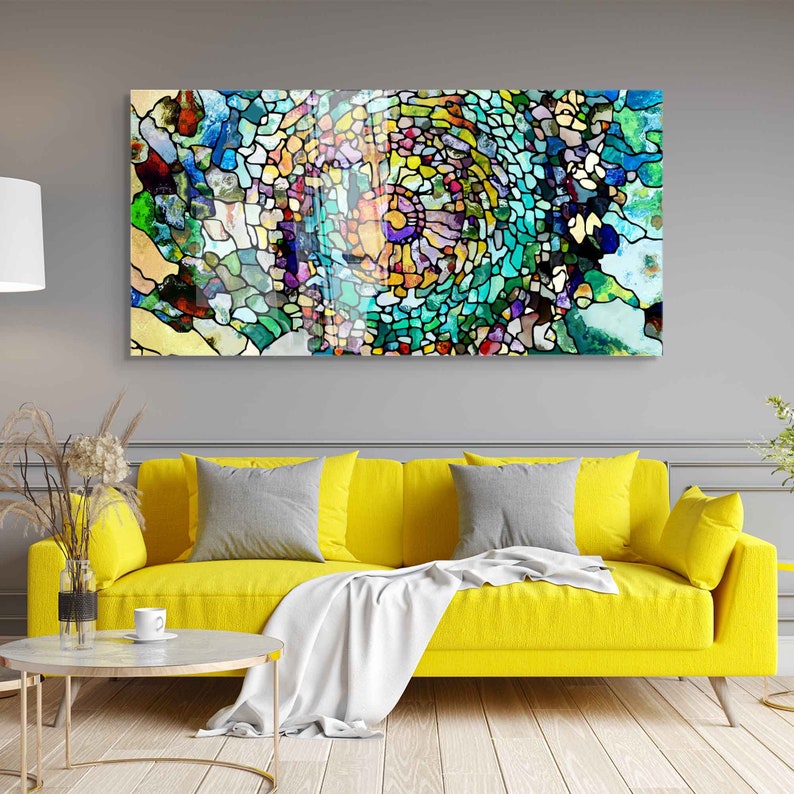 Gehärtetes Glas Wandkunst, Schlafzimmer, Wohnkultur