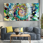 Gehärtetes Glas Wandkunst, Schlafzimmer, Wohnkultur