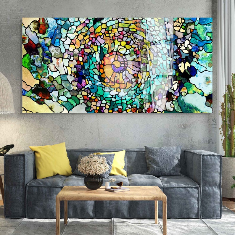 Gehärtetes Glas Wandkunst, Schlafzimmer, Wohnkultur