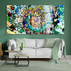 Gehärtetes Glas Wandkunst, Schlafzimmer, Wohnkultur