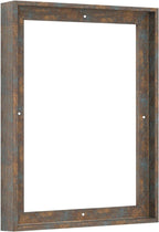 Floater Frame 1,5 Zoll Tiefe Kunst Polystyrol, 57 Größen, 10 Farben