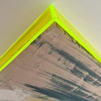Acrylglas Rahmen Schattenfuge 3mm, Klarglas Bilderrahmen für Leinwand, Foto, Poster