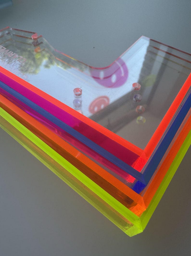 Acrylglas Rahmen Schattenfuge 3mm, Klarglas Bilderrahmen für Leinwand, Foto, Poster