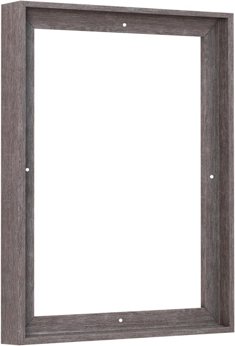 Floater Frame 1,5 Zoll Tiefe Kunst Polystyrol, 57 Größen, 10 Farben