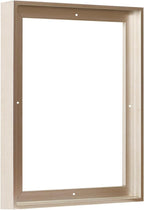 Floater Frame 1,5 Zoll Tiefe Kunst Polystyrol, 57 Größen, 10 Farben