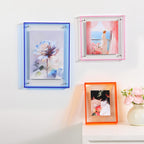 Acryl-Fotorahmen Transparent Display Mehrfarbig Mini Fotorahmen Wanddekoration