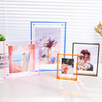 Acryl-Fotorahmen Transparent Display Mehrfarbig Mini Fotorahmen Wanddekoration