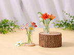 Geburtsmonatsblume Mundgeblasenes Glas | handgefertigte Glasblume für sie