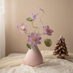 Blumenornament Mini Blüten Arrangement Schreibtisch Dekor Handgefertigt
