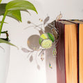 Gartenschnecke Buntglas Sonnenfänger mit Kristallen – 9,5 x 16,5 cm