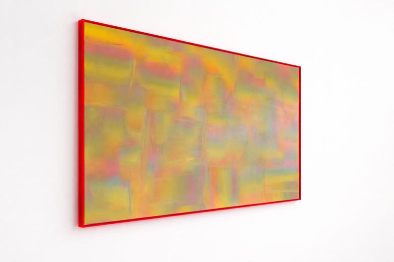 Acrylglas Rahmen Schattenfuge 3mm, Klarglas Bilderrahmen für Leinwand, Foto, Poster
