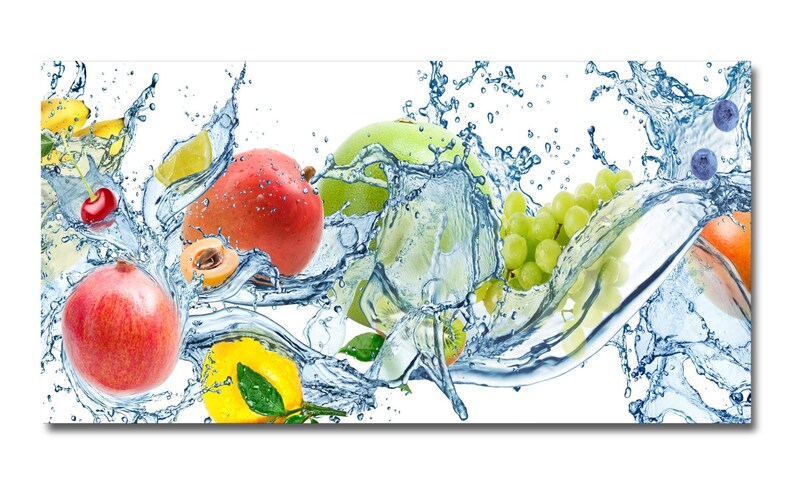 Spritzschutz Küche Kochfeld Rückwand, Aluverbundplatte 3 mm, Hitzebeständig, Wasserabweisend