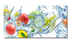 Spritzschutz Küche Kochfeld Rückwand, Aluverbundplatte 3 mm, Hitzebeständig, Wasserabweisend