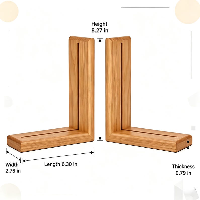 Buchstützen aus Buntglas mit Lorbeerkranzmotiv, handgefertigtes Set in Blattform