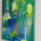 Acrylglas Rahmen Schattenfuge 3mm, Klarglas Bilderrahmen für Leinwand, Foto, Poster